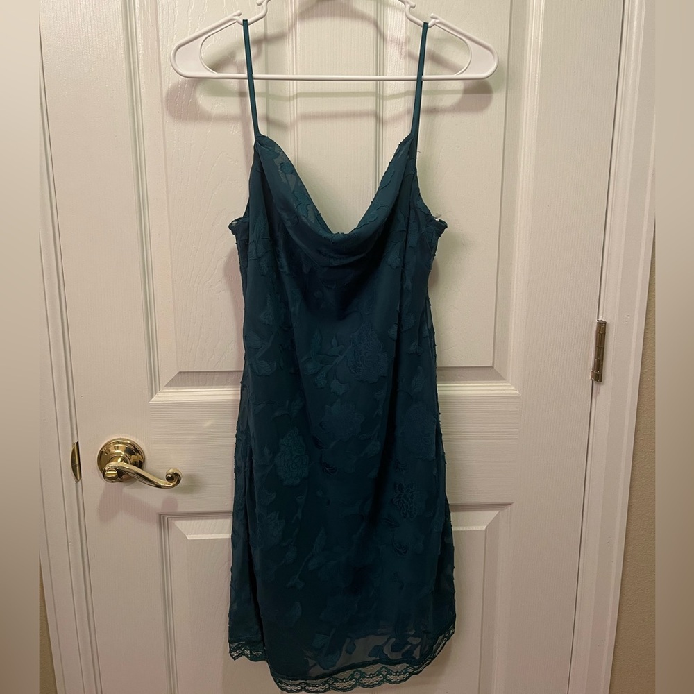 Kohl's Dark Teal Lace Dress
